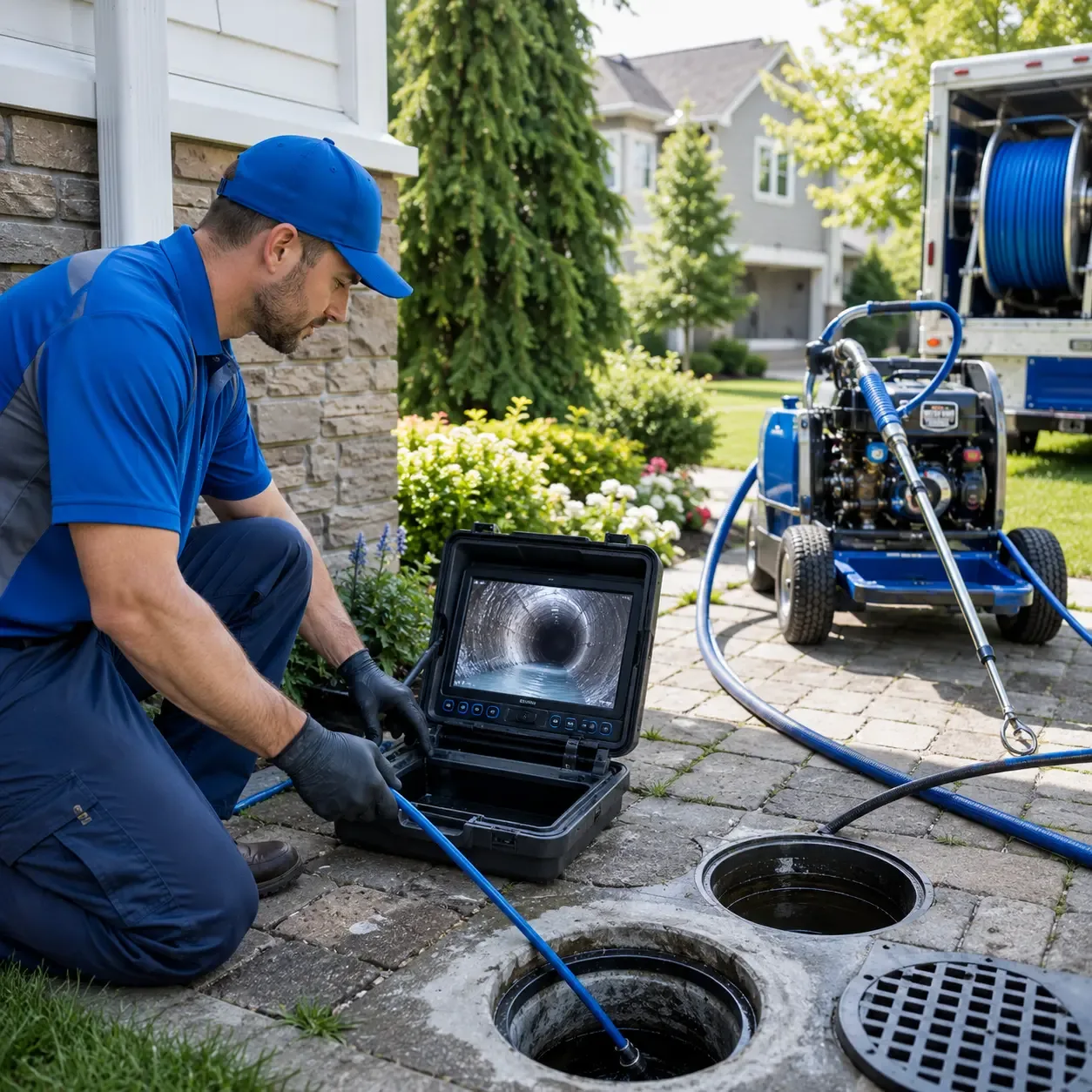 Outdoor drain cleaning professionals serving Pinon Hills, CA